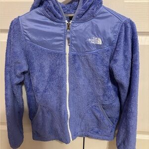North Face Kids' Purple Fleece Hoodie